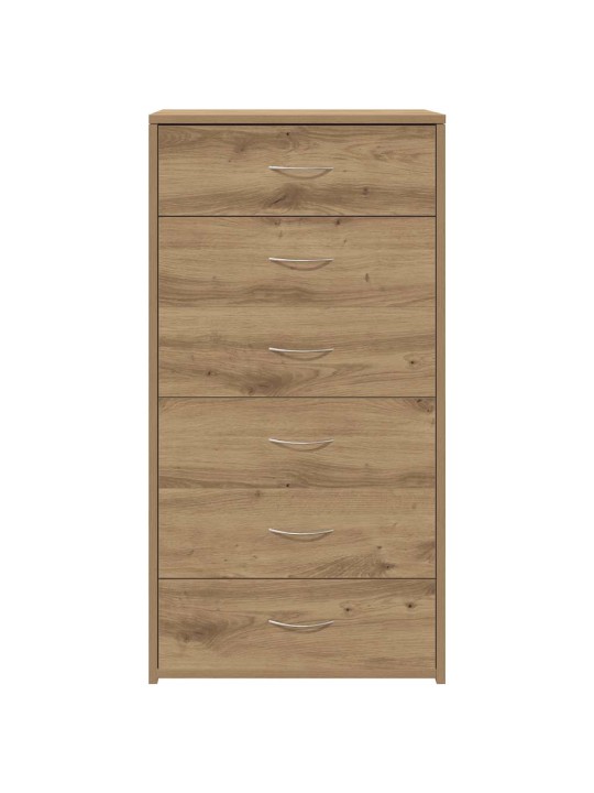Příborník se 6 zásuvkami dub artisan 50x34x96 cm dřevotříska