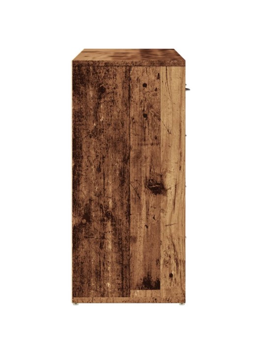 Příborník old wood 88 x 30 x 64 cm kompozitní dřevo