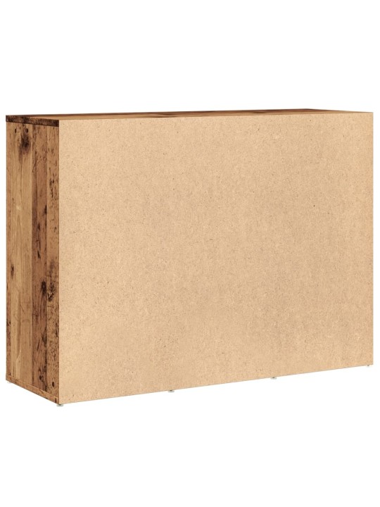 Příborník old wood 88 x 30 x 64 cm kompozitní dřevo
