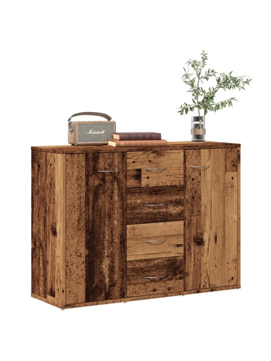 Příborník old wood 88 x 30 x 64 cm kompozitní dřevo