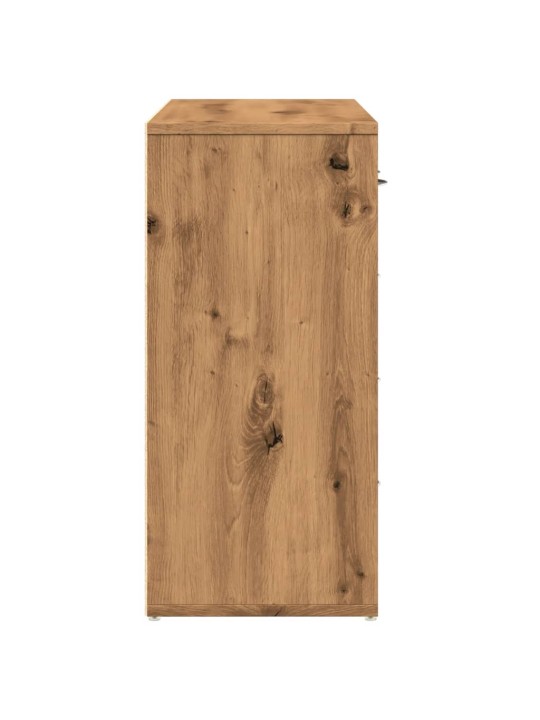 Příborník dub artisan 88 x 30 x 64 cm kompozitní dřevo