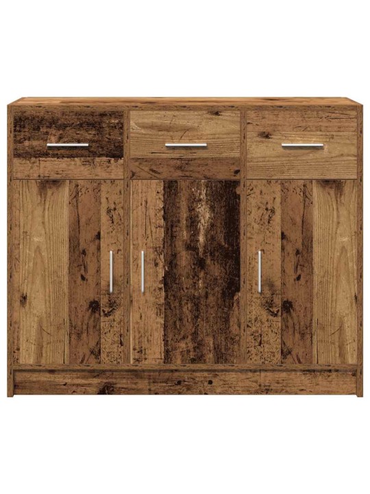 Příborník old wood 91x28x75 cm kompozitní dřevo