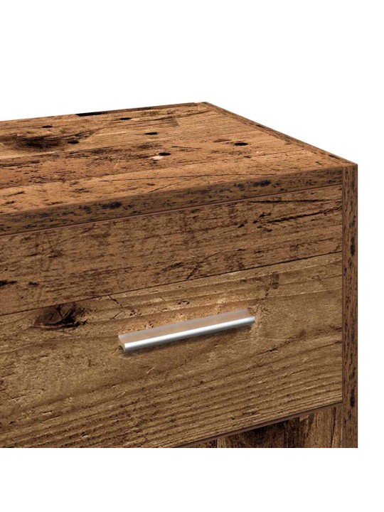 Příborník old wood 91x28x75 cm kompozitní dřevo