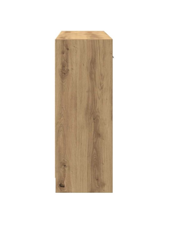 Příborník dub artisan 91x28x75 cm kompozitní dřevo