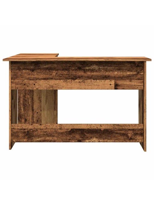 Rohový psací stůl old wood 120x140x75 cm kompozitní dřevo