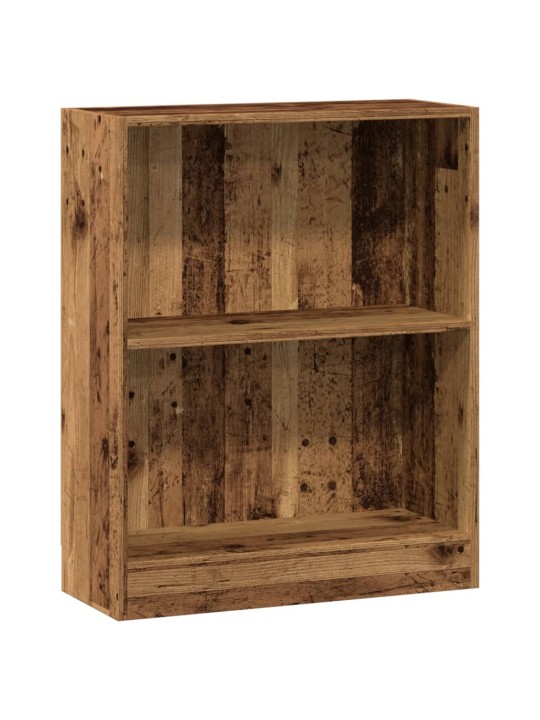 Knihovna old wood 60 x 24 x 76 cm kompozitní dřevo