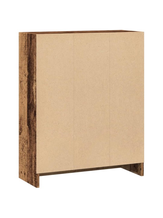 Knihovna old wood 60 x 24 x 76 cm kompozitní dřevo