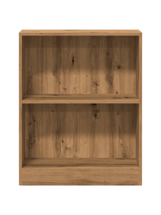 Knihovna dub artisan 60 x 24 x 76 cm kompozitní dřevo