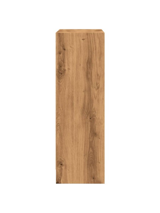 Knihovna dub artisan 60 x 24 x 76 cm kompozitní dřevo