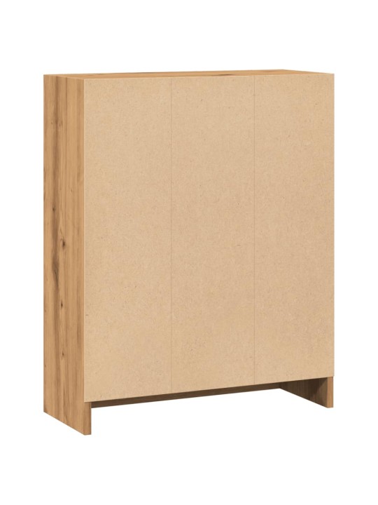 Knihovna dub artisan 60 x 24 x 76 cm kompozitní dřevo