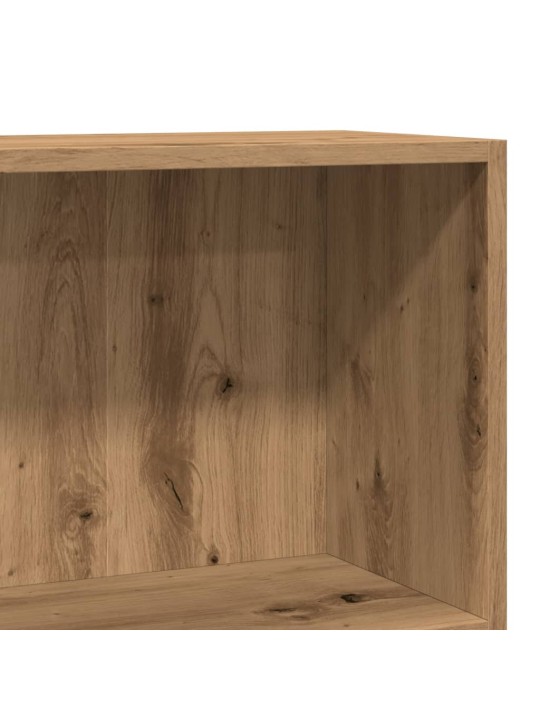 Knihovna dub artisan 60 x 24 x 76 cm kompozitní dřevo