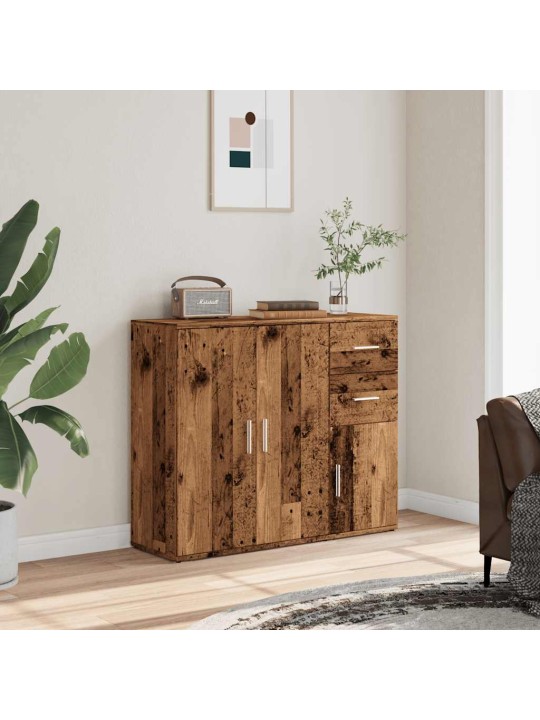 Příborník old wood 91 x 29,5 x 75 cm kompozitní dřevo