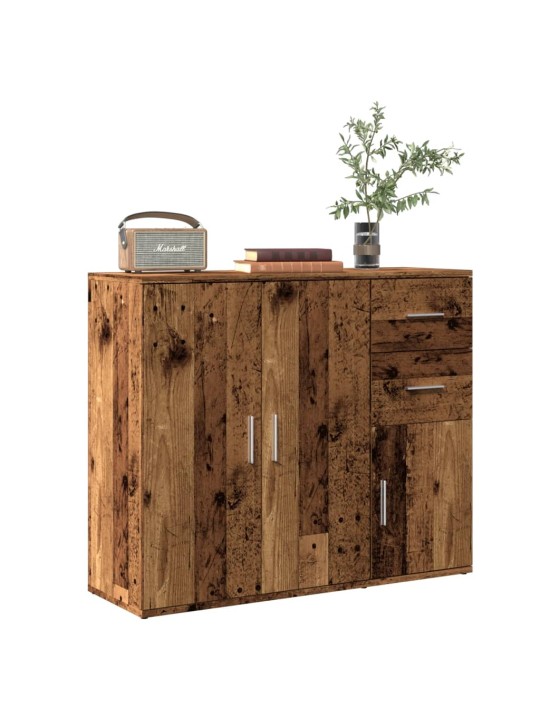 Příborník old wood 91 x 29,5 x 75 cm kompozitní dřevo