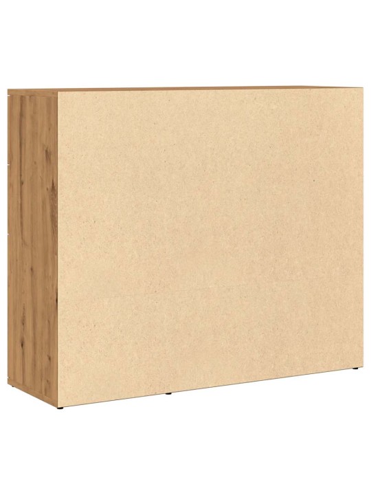 Příborník dub artisan 91 x 29,5 x 75 cm kompozitní dřevo