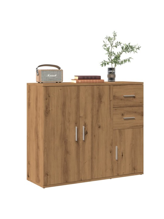 Příborník dub artisan 91 x 29,5 x 75 cm kompozitní dřevo