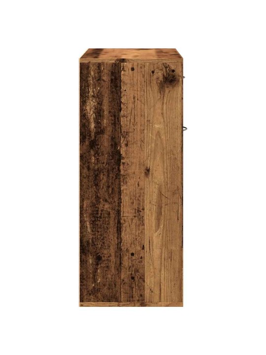 Botník old wood 60 x 35 x 84 cm kompozitní dřevo
