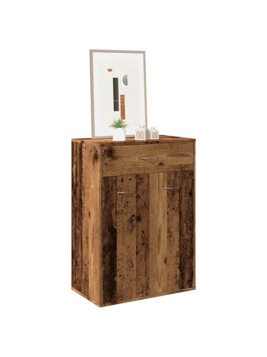 Botník old wood 60 x 35 x 84 cm kompozitní dřevo