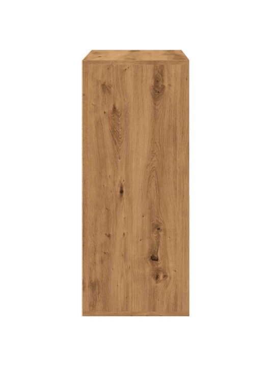 Botník dub artisan 60 x 35 x 84 cm kompozitní dřevo