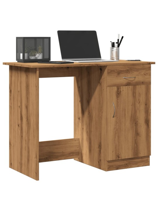 Psací stůl dub artisan 100 x 50 x 76 cm kompozitní dřevo