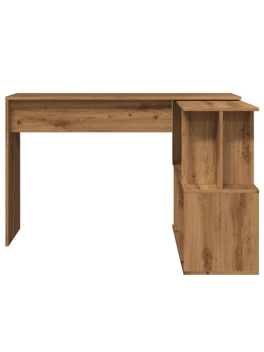 Rohový psací stůl dub artisan 200,5x50x76cm kompozitní dřevo
