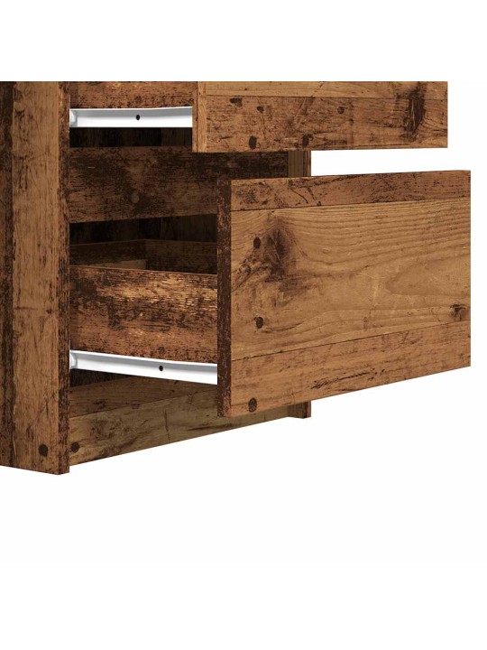 Psací stůl old wood 140 x 50 x 77 cm kompozitní dřevo