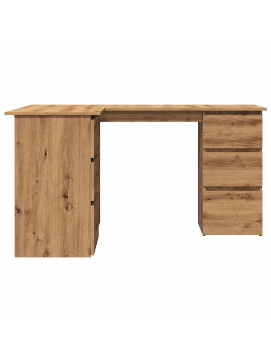 Rohový psací stůl dub artisan 145x100x76 cm kompozitní dřevo