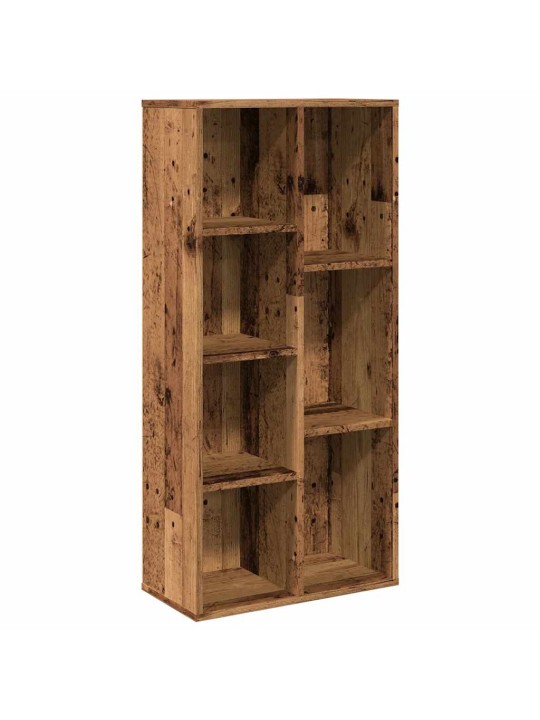 Knihovna old wood 50 x 25 x 104 cm kompozitní dřevo