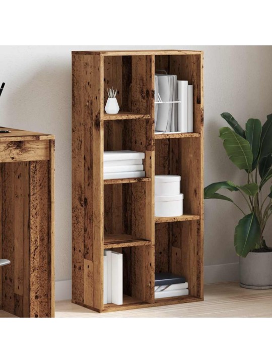Knihovna old wood 50 x 25 x 104 cm kompozitní dřevo