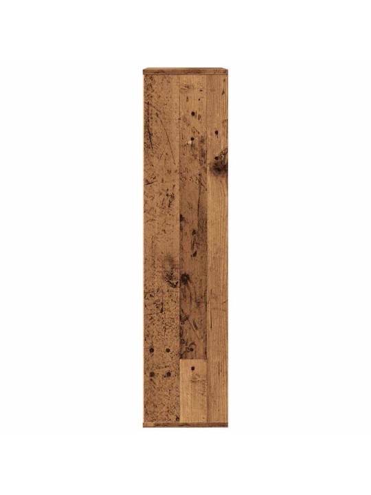 Knihovna old wood 50 x 25 x 104 cm kompozitní dřevo