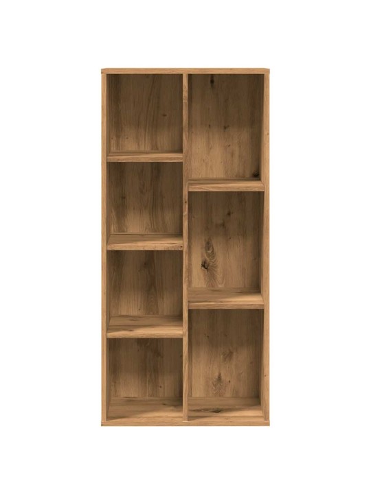 Knihovna dub artisan 50 x 25 x 104 cm kompozitní dřevo