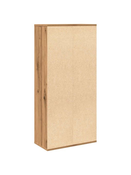 Knihovna dub artisan 50 x 25 x 104 cm kompozitní dřevo