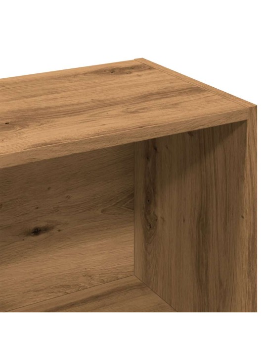 Knihovna dub artisan 50 x 25 x 104 cm kompozitní dřevo