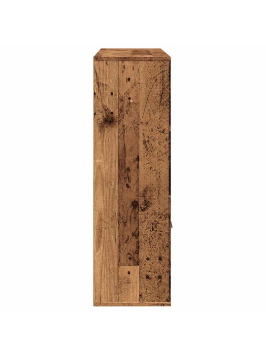 Knihovna old wood 98 x 29 x 97,5 cm kompozitní dřevo