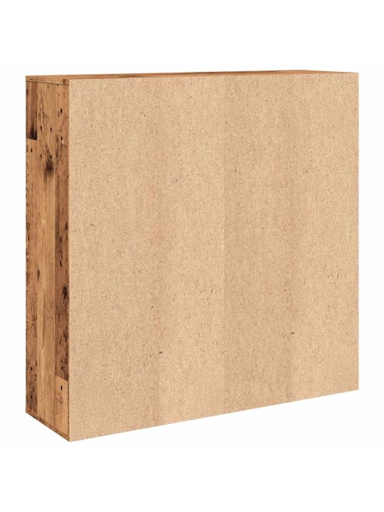 Knihovna old wood 98 x 29 x 97,5 cm kompozitní dřevo