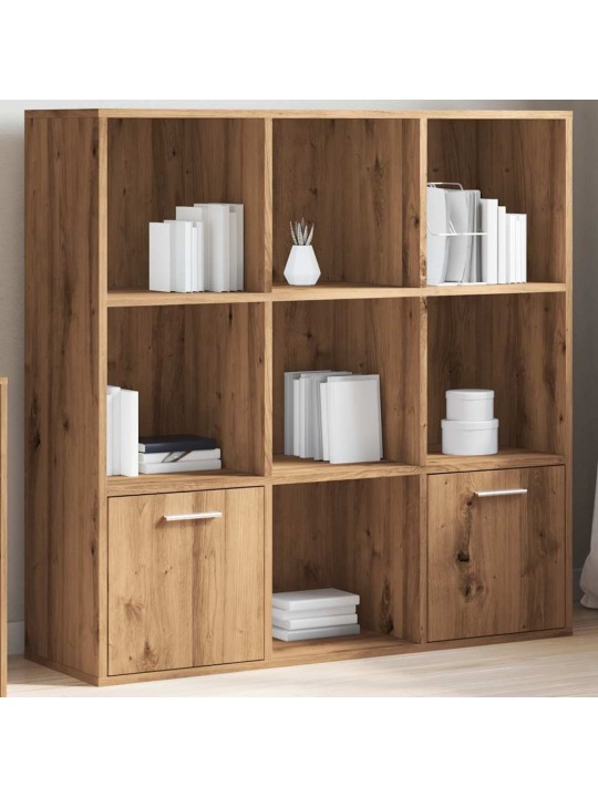 Knihovna dub artisan 98 x 29 x 97,5 cm kompozitní dřevo