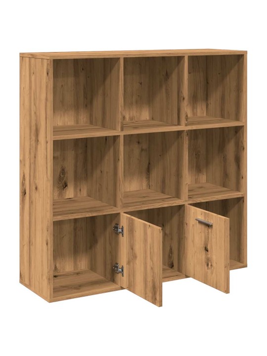 Knihovna dub artisan 98 x 29 x 97,5 cm kompozitní dřevo