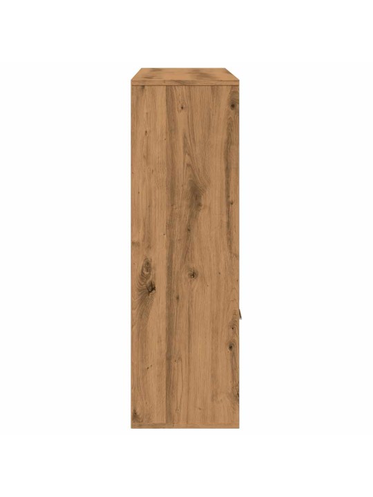 Knihovna dub artisan 98 x 29 x 97,5 cm kompozitní dřevo