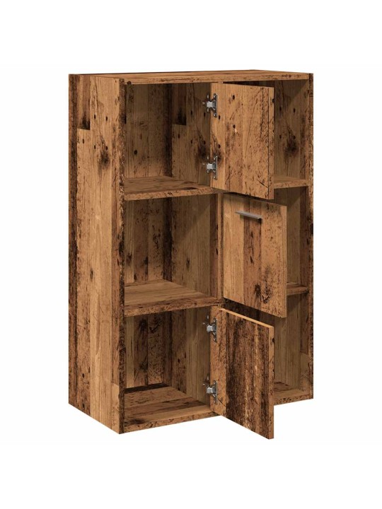 Knihovna old wood 60,5 x 30 x 90 cm kompozitní dřevo