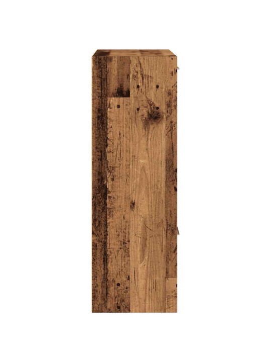 Knihovna old wood 60,5 x 30 x 90 cm kompozitní dřevo