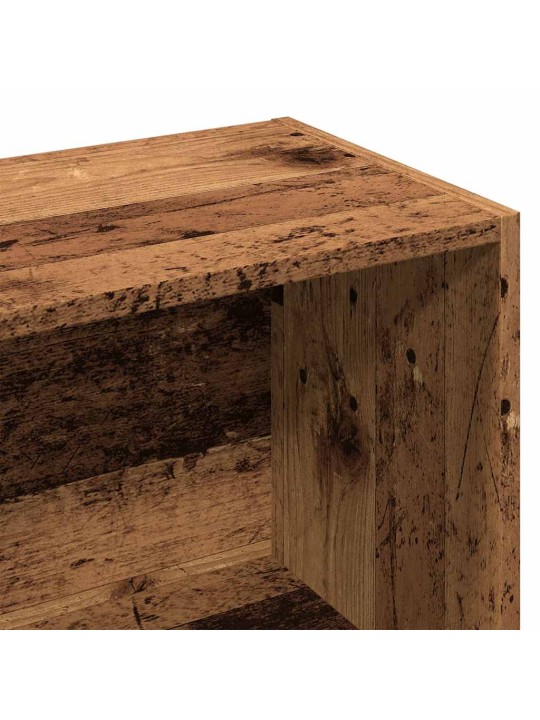 Knihovna old wood 60,5 x 30 x 90 cm kompozitní dřevo