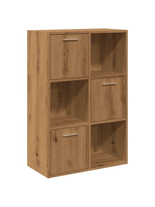 Knihovna dub artisan 60,5 x 30 x 90 cm kompozitní dřevo