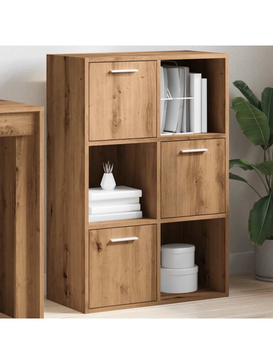 Knihovna dub artisan 60,5 x 30 x 90 cm kompozitní dřevo
