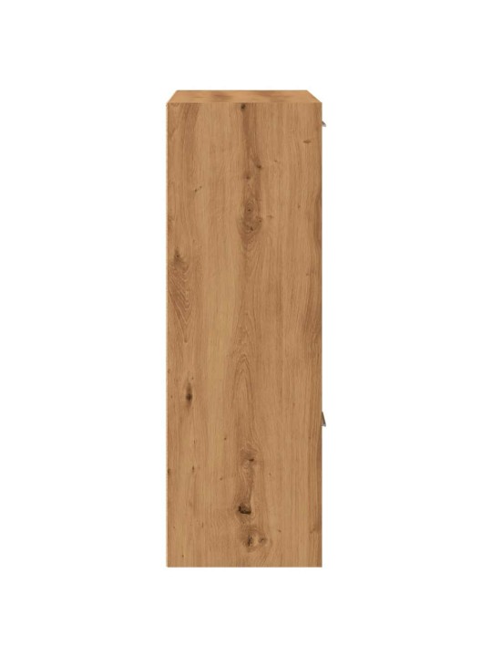 Knihovna dub artisan 60,5 x 30 x 90 cm kompozitní dřevo