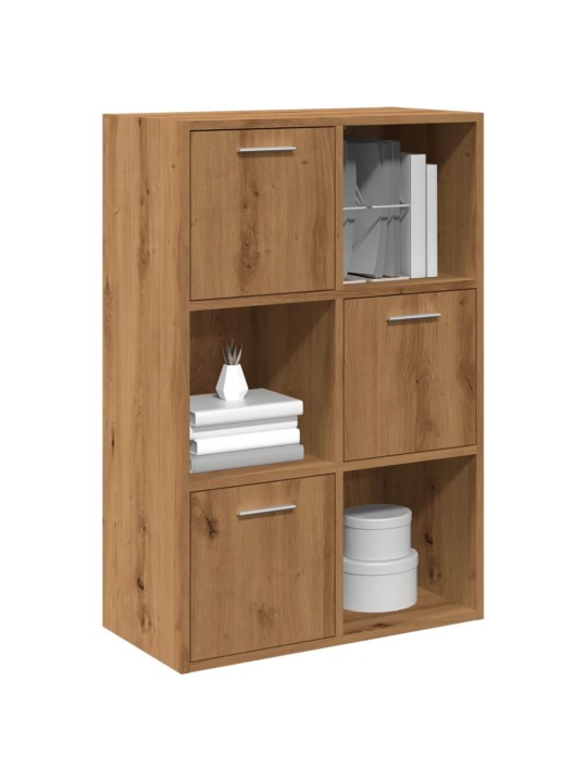 Knihovna dub artisan 60,5 x 30 x 90 cm kompozitní dřevo