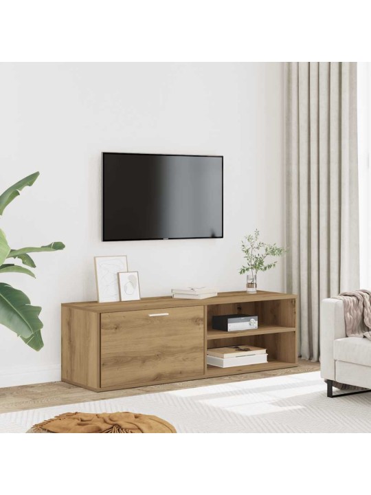 Tv skříňka dub artisan 120 x 34 x 37 cm kompozitní dřevo