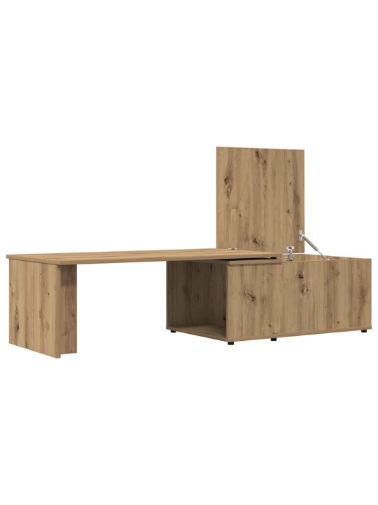 Konferenční stolek dub artisan 150x50x35 cm kompozitní dřevo
