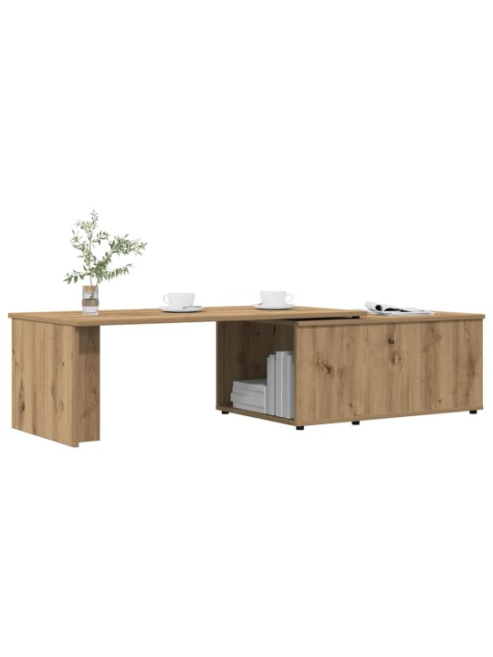 Konferenční stolek dub artisan 150x50x35 cm kompozitní dřevo