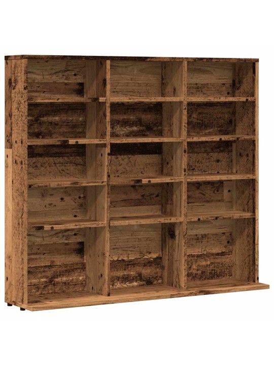 Skříňka na cd old wood 100 x 23 x 89,5 cm kompozitní dřevo