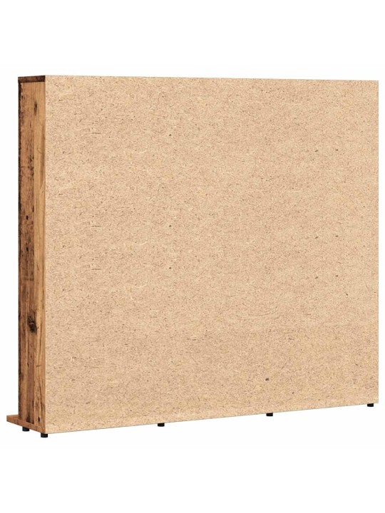 Skříňka na cd old wood 100 x 23 x 89,5 cm kompozitní dřevo