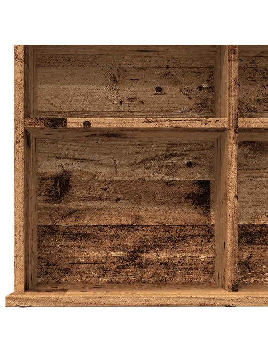 Skříňka na cd old wood 100 x 23 x 89,5 cm kompozitní dřevo